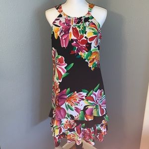 Floral Sundress with ruffled bottom